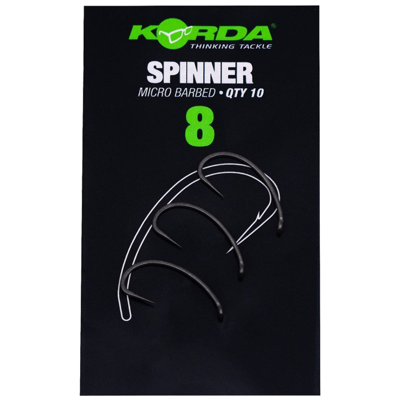 Korda Spinner Carp Hooks Pack of 10