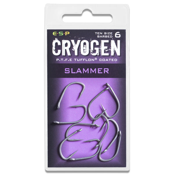 ESP Cryogen Slammer Hooks Barbed Pack of 10
