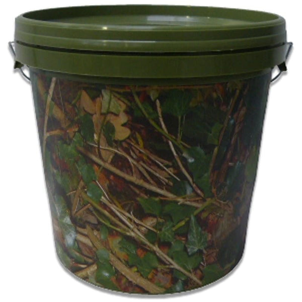 The Tackle Zone Camo Bucket With Lid