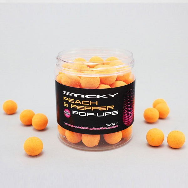 Sticky Baits Hi Attract Peach & Pepper Pop Ups