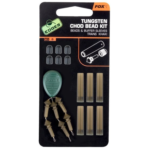 Fox Edges Tungsten Chod Bead Kit Pack of 6