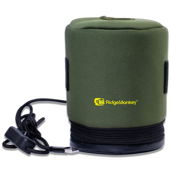 RidgeMonkey EcoPower USB Ecopower Heated Gas Canister Cover