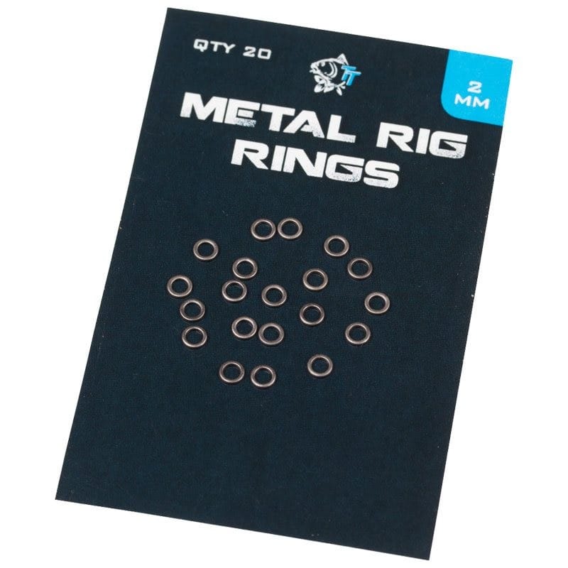 Nash Metal Rig Rings Pack of 20