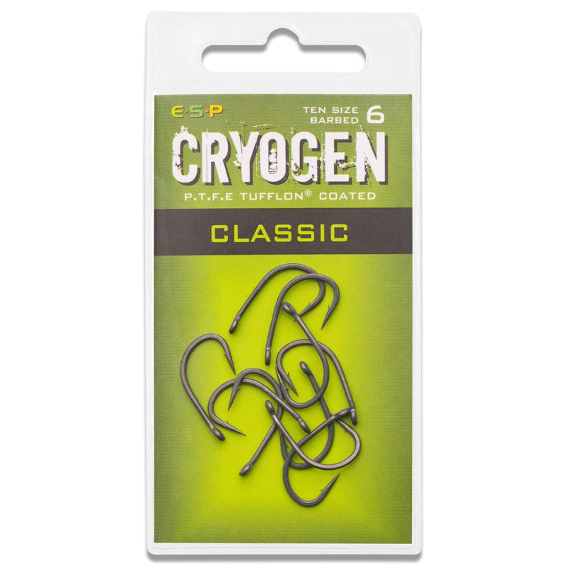 ESP Cryogen Classic Hooks Barbed Pack of 10