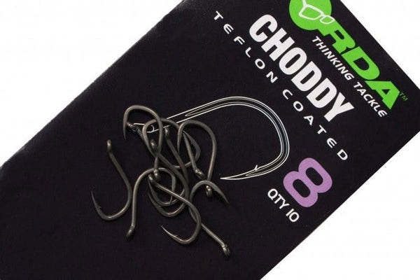 Korda Choddy Micro Barbed Carp Hooks Pack of 10
