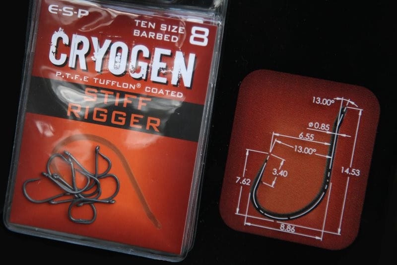 ESP Cryogen Stiff Rigger Hooks Barbed Pack of 10