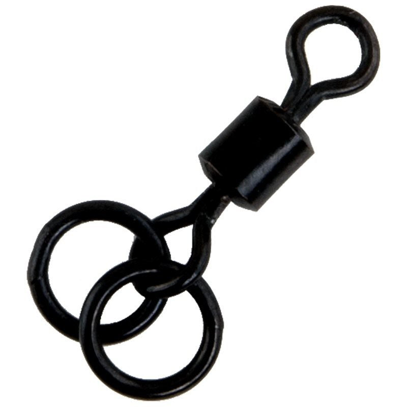 Fox Edges Double Ring Swivel Size 7 Pack of 8