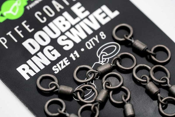 Korda PTFE Double Ring Swivels